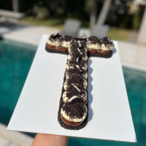 Letter Cake en Oreo