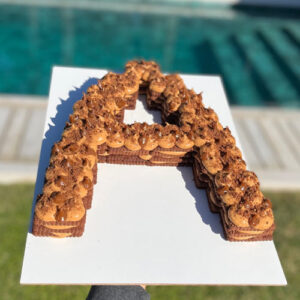 Letter Cake en Chocotorta