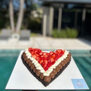 Oreo Corazon con Frutillas